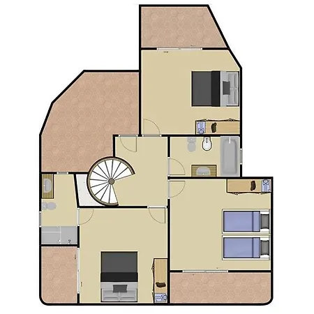 Gale Sleeps 8 Pool Air Con Wifi Villa